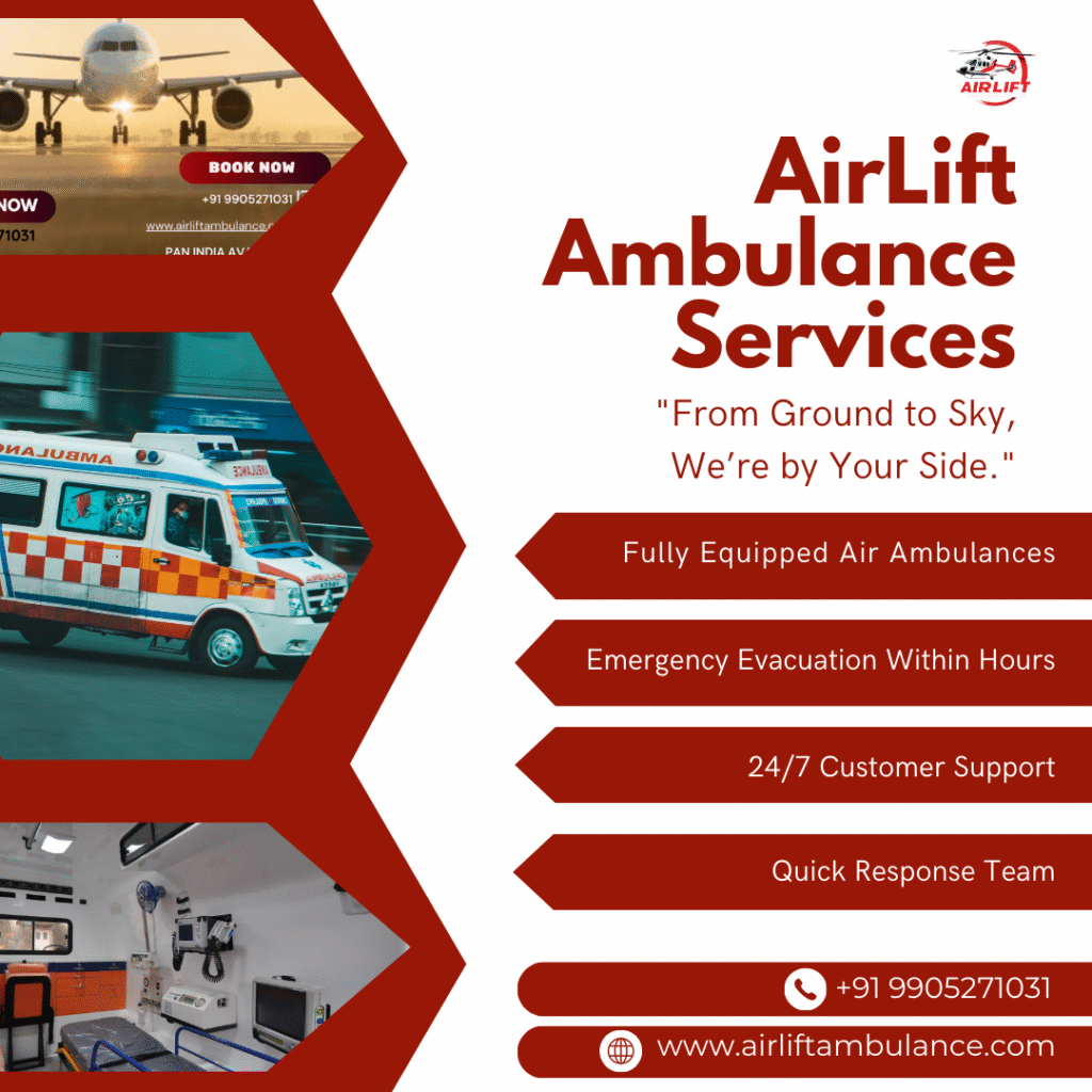 Bangalore Air Ambulance with Emergency Evacuation Services