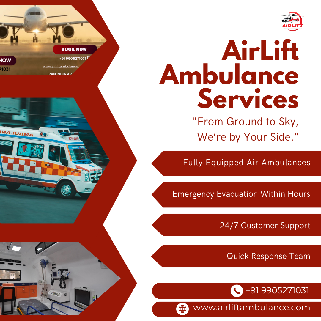 Bangalore Air Ambulance with Emergency Evacuation Services