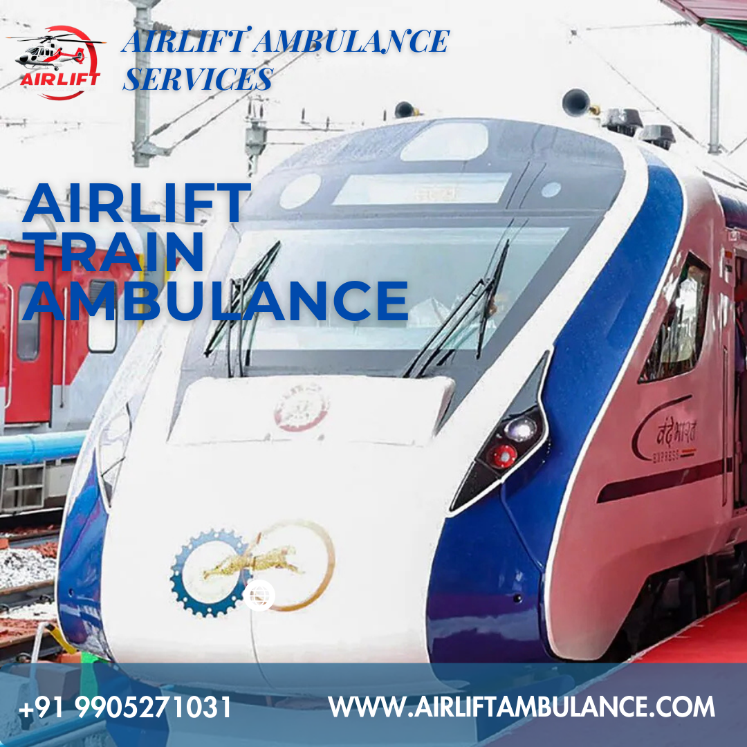 Train ambulance stationed at Lucknow railway platform