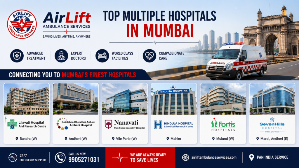 Air Ambulance Services in Mumbai Connecting Top Hospitals with Fast Emergency Patient Transfer Support