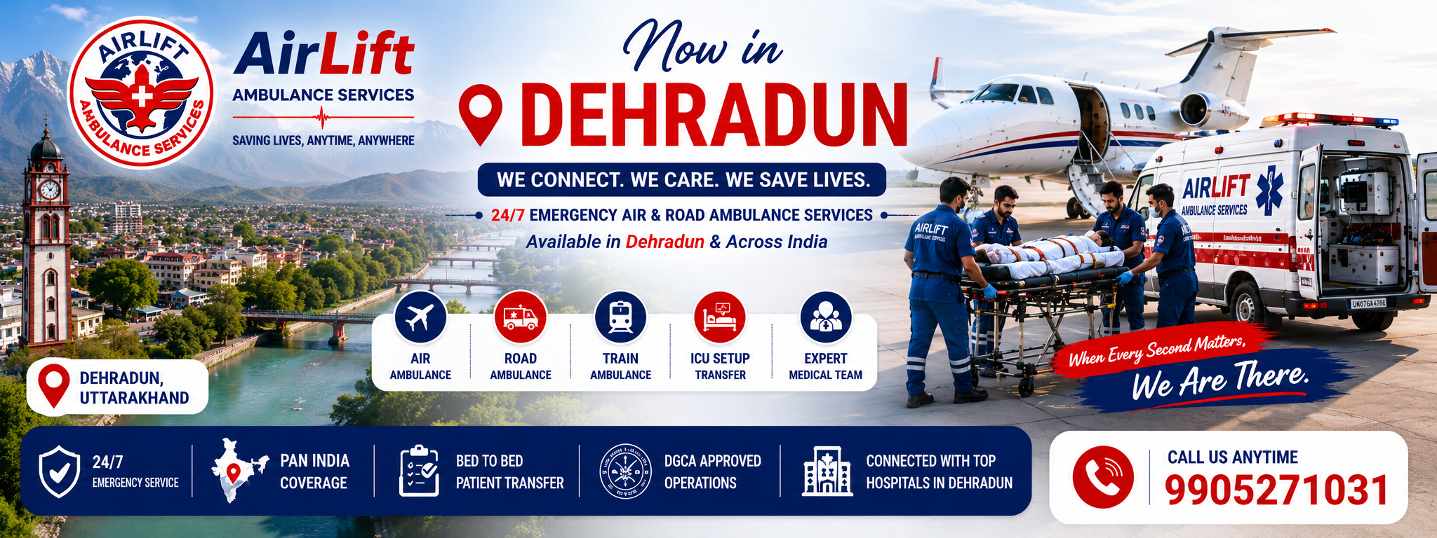 Air Ambulance Services in Dehradun